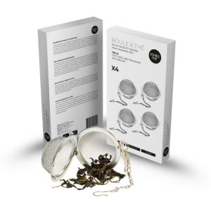 Boule à thé acier Inoxydable - boite de 4p